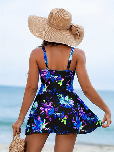 IslaBloom| Tropical Tankini Set – Confidence & Coverage in Every Move