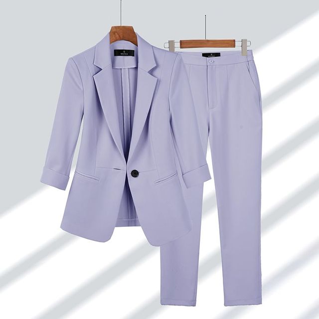 Ora - Business Suit Blazer Trouser Set