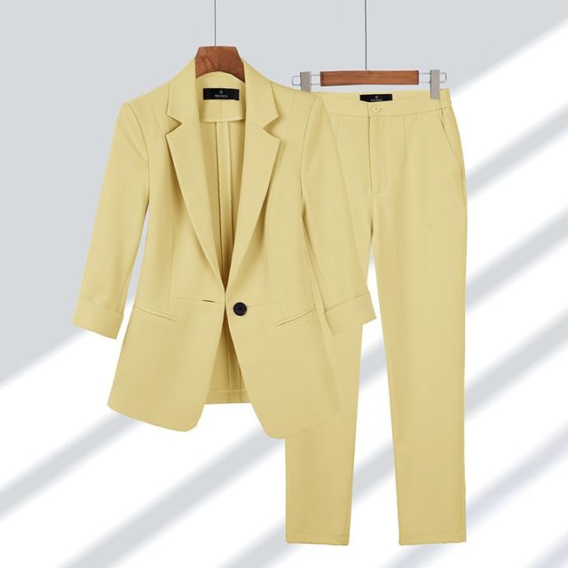 Ora - Business Suit Blazer Trouser Set