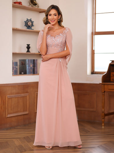 Margot | A-Line Dress with Cape