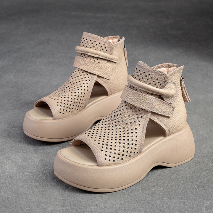 Federica™ - Leather Orthopedic Sandals