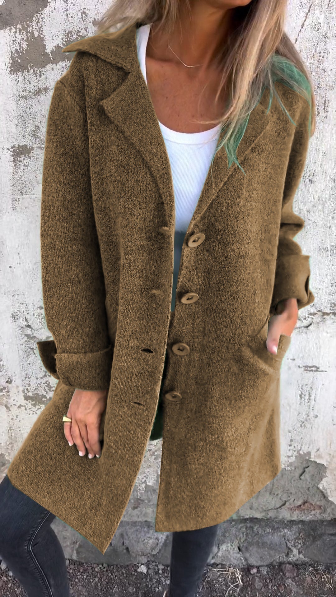 TINA® LONG COAT WITH CUFFS