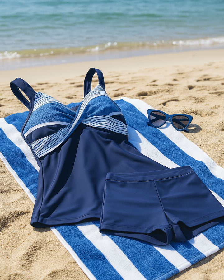 Milou | Elegant Swimsuit Dress with Matching Shorts