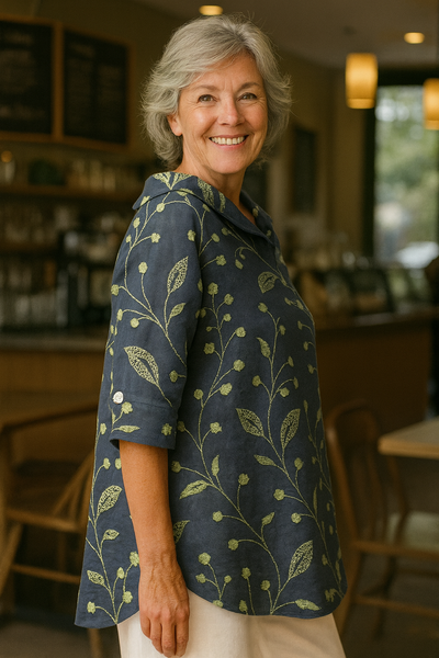 Maristelle | Bloom Blouse – Flattering Fit, Carefree Comfort