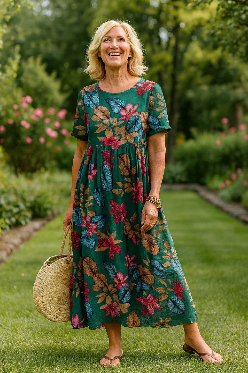 Serene Garden Dress