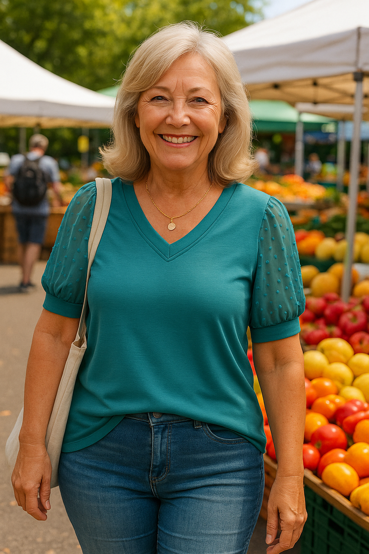 Grace | Top — Covers Arms & Tummy, Flatters Every Curve