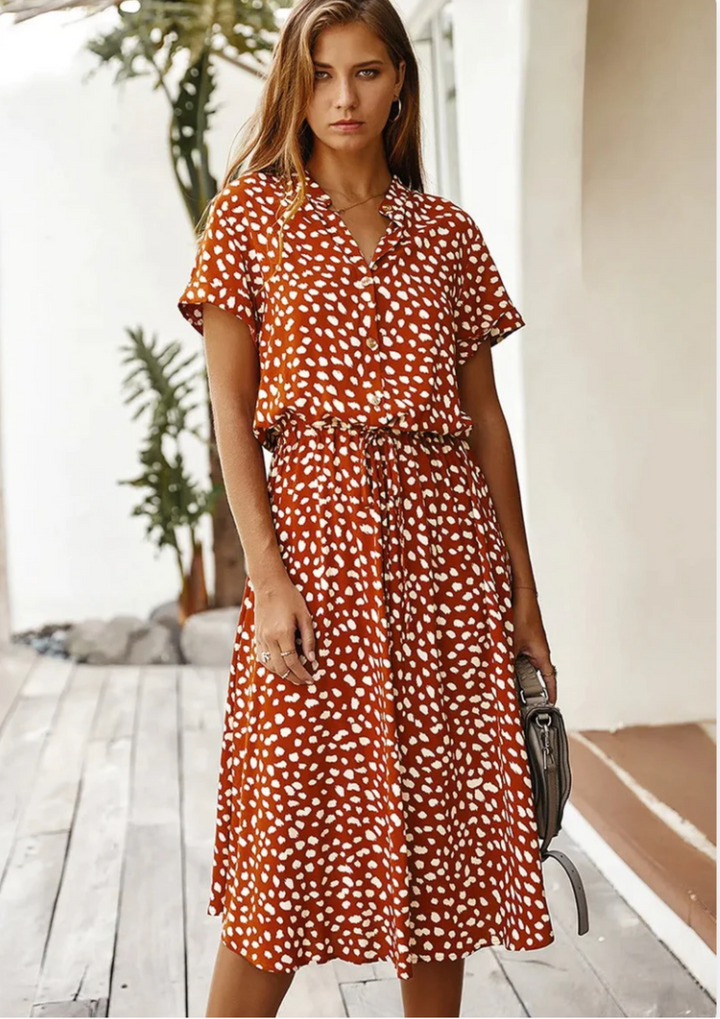 LELA® LINEN SUMMER DRESS