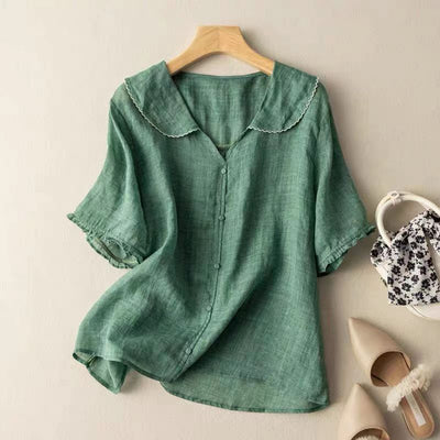 ADELE | Airy linen blouse