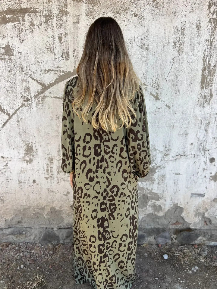 Leopard Print Summer Dress