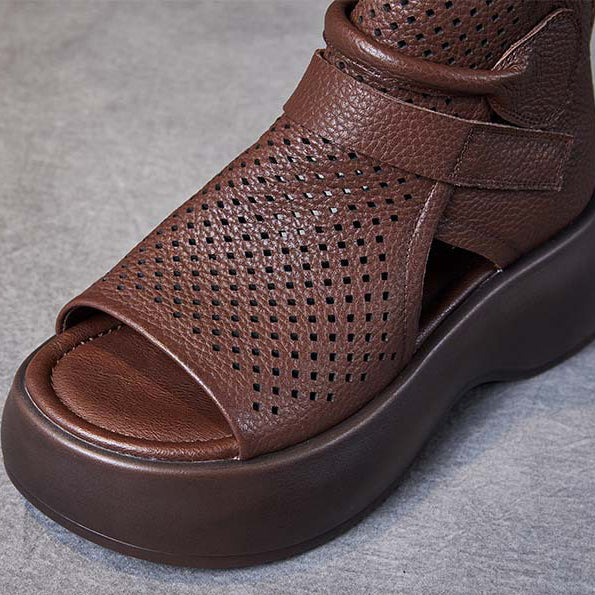 Federica™ - Leather Orthopedic Sandals