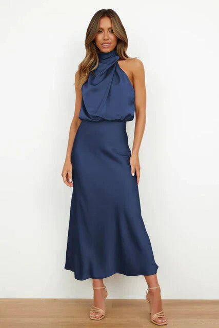 BENTHE® OFF-SHOULDER MIDI DRESS
