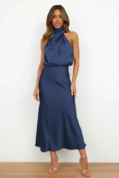 BENTHE® OFF-SHOULDER MIDI DRESS