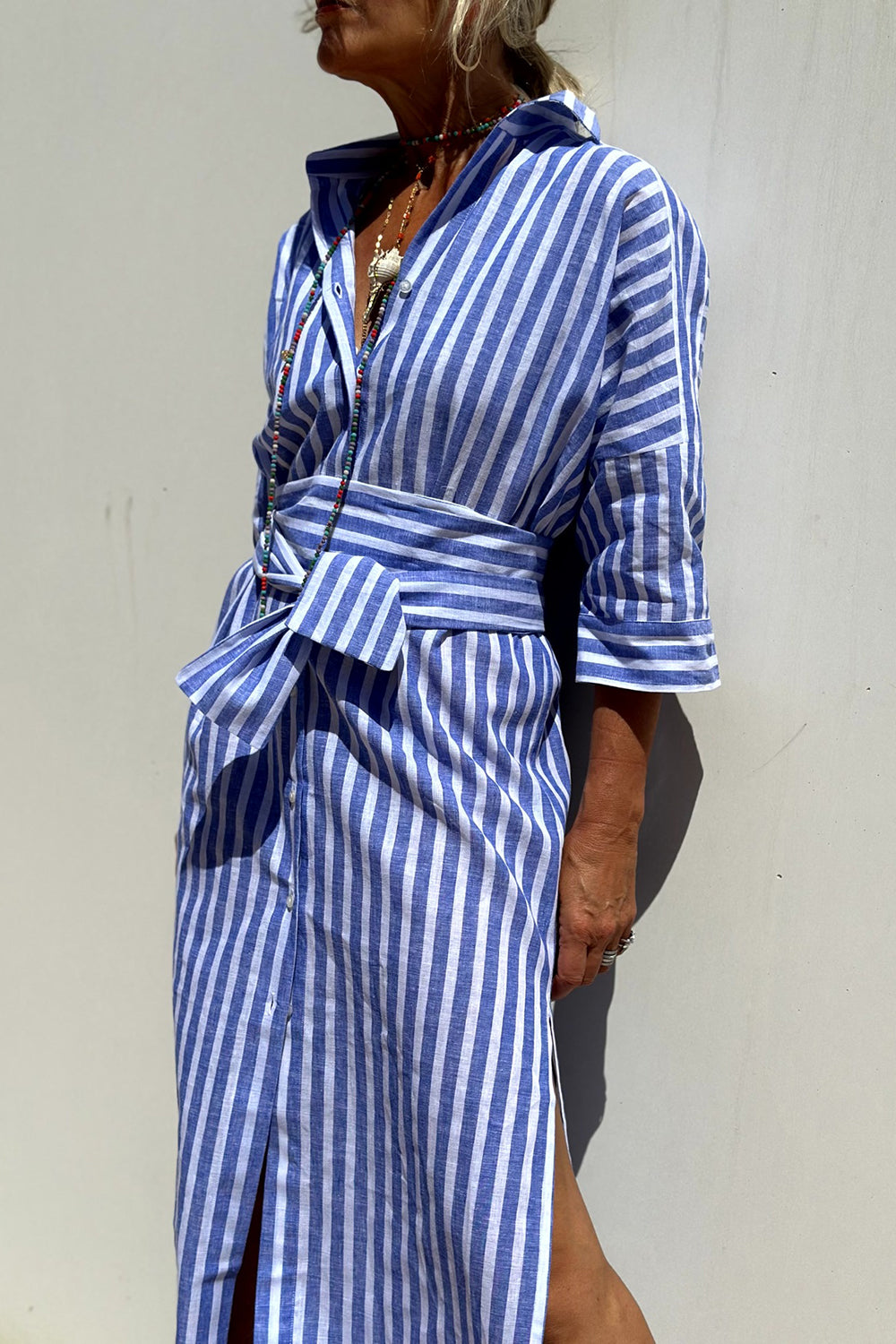 Harper Stripe Shirt Dress