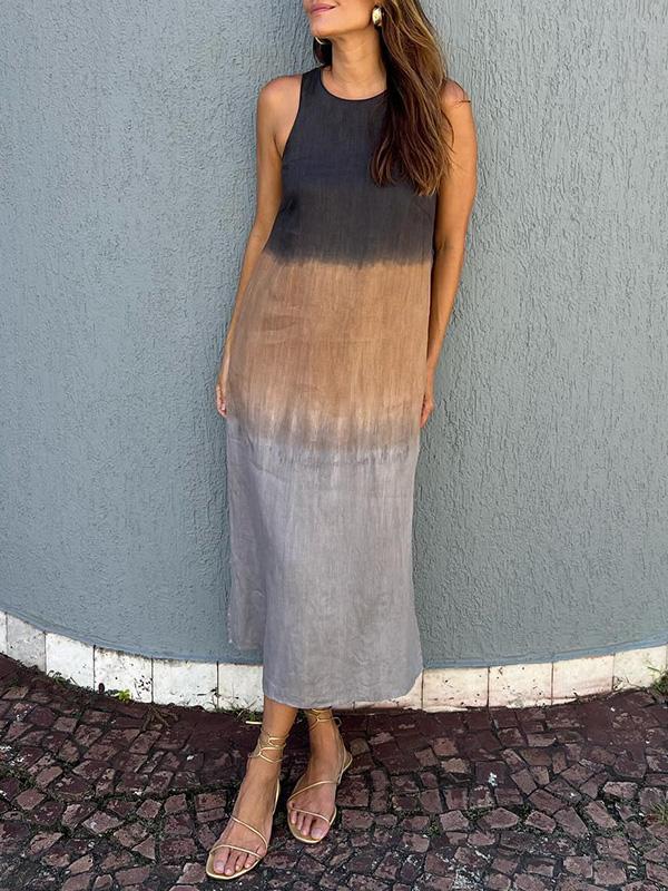 Chic Ombre Gradient Dress