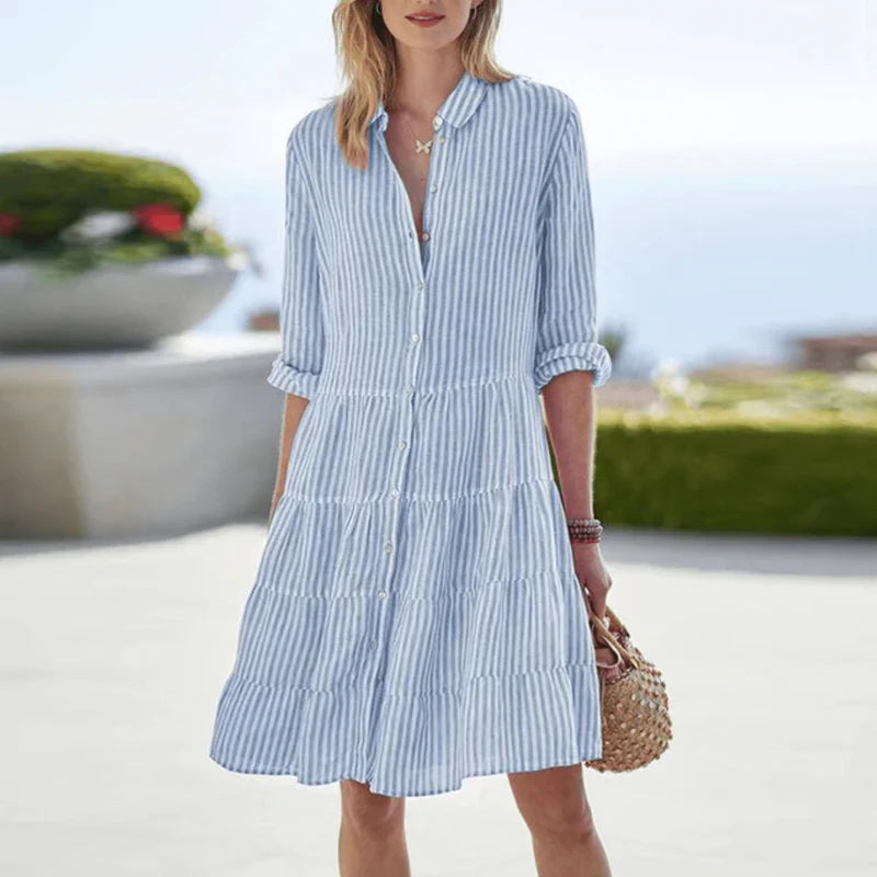 Classic | Coastal Breeze Stripe Dress